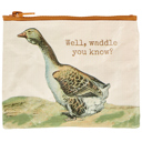Well Waddle You Know Zipper Wallet | Coin Purse Organizer Pouch | 5.25" x 4.25" Multipurpose Zipper Bags – Jumbo Pouches, Wallets & Coin Purses