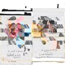 It's Not What We Have In Life Zipper Wallet | Recycled Material Organizer Pouch | 5.25" x 4.25" Multipurpose Zipper Bags – Jumbo Pouches, Wallets & Coin Purses