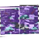 Jumbo Pouch Always Be A Unicorn Purple Recycled Material Zipper Folder | 14.25" x 10" Multipurpose Zipper Bags – Jumbo Pouches, Wallets & Coin Purses