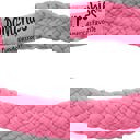 Tropic Pink Wide Pom Braid Headband Pom Braid and Knotted Headbands | Nylon Hairband Hair Accessory | Workout Headband Packs and Singles