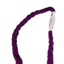 Double Pom Braid Headband Blackberry Pom Braid and Knotted Headbands | Nylon Hairband Hair Accessory | Workout Headband Packs and Singles
