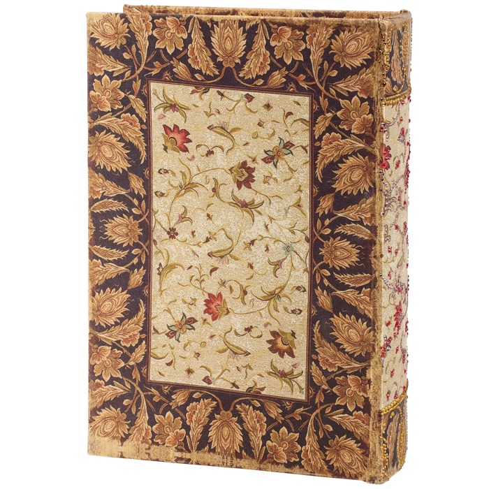 Vintage Book Box Stash Trinket Storage | Decorative Book-Shaped Storage