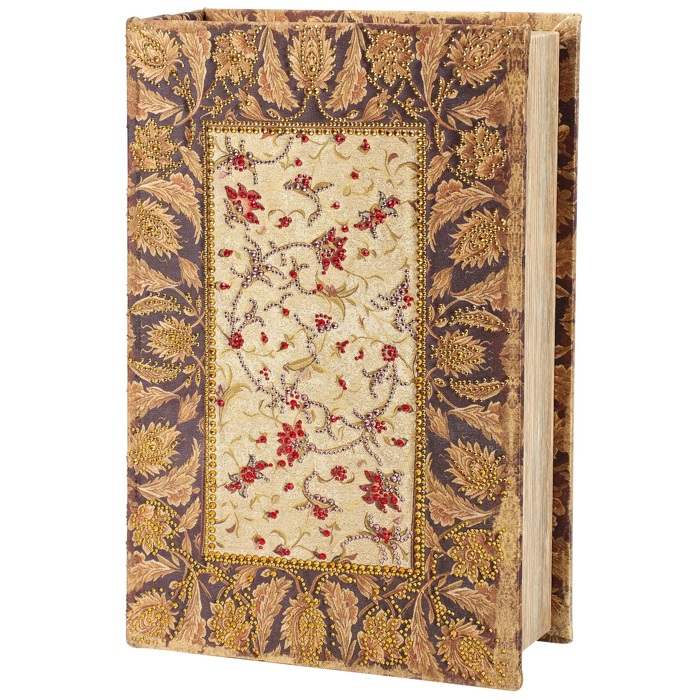 Vintage Book Box Stash Trinket Storage | Decorative Book-Shaped Storage