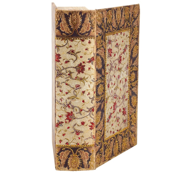 Vintage Book Box Stash Trinket Storage | Decorative Book-Shaped Storage