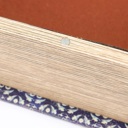 Blue Medallion Book Box  Vintage Book Box Stash Trinket Storage | Decorative Book-Shaped Storage