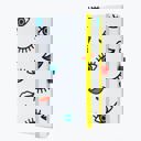 Wink Pop Art Notebook with 190 Dot Grid Pages Cute and Cozy Accessories | Christmas Holiday Gift Ideas - Stocking Stuffers Under $15
