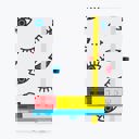 Wink Pop Art Notebook with 190 Dot Grid Pages Cute and Cozy Accessories | Christmas Holiday Gift Ideas - Stocking Stuffers Under $15