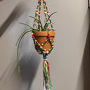 Rainbow Macrame Plant Holder Boho Macrame Plant Hanger Flowerpot | Plant Lady Plant Lover Gifts Botanical Nature Lover