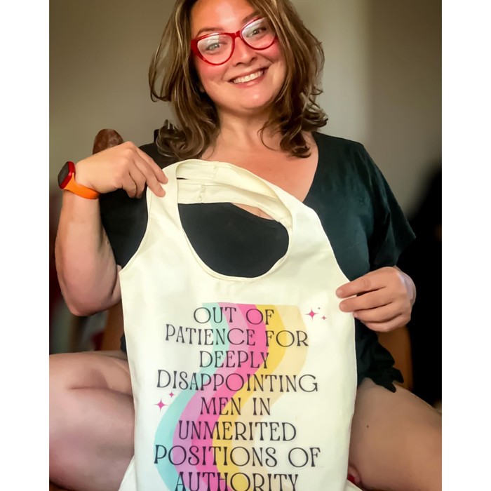 Funny Slouchy Canvas Tote Bags with Humorous Slogans