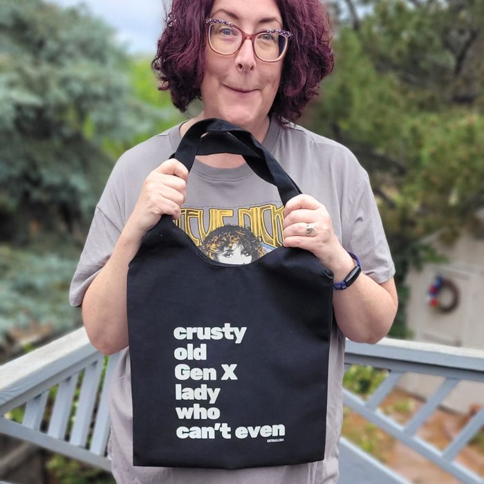Funny Slouchy Canvas Tote Bags with Humorous Slogans