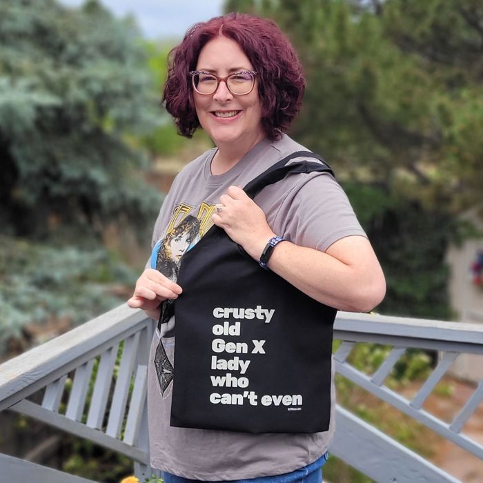 Funny Slouchy Canvas Tote Bags with Humorous Slogans