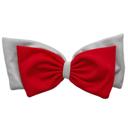 Perla/Red Pom Bow Hair Clips | Nylon Alligator Clips Hair Accessory [4 Styles]
