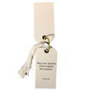 Funny Christmas Gift Tag Book | 24 Hilarious Tags on a Metal Organizing Ring Gift Tag Books for Different Occasions | Funny, Minimalist & Merci Beaucoup Collections