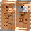 Wonderful Sister And Amazing Friend | 4" x 4" Cute and Funny Graphic Wooden Box Signs with Sayings for Gallery Walls