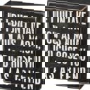 If I Didn't Have You As A Mom, I'd Choose You As A Friend | 5" x 5" Cute and Funny Graphic Wooden Box Signs with Sayings for Gallery Walls