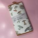 Holy Shiitake Mushrooms Retro Art Drying Mat for Kitchen – Vintage Illustration Dish Mat for Counters & Dishes