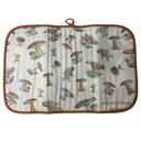 Holy Shiitake Mushrooms Retro Art Drying Mat for Kitchen – Vintage Illustration Dish Mat for Counters & Dishes