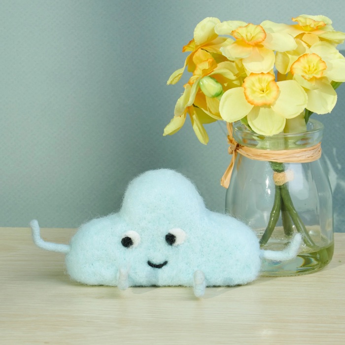 Rainbow and Cloud Critter | Cute Free-stand Desk Decor 