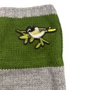 Green Bird Applique Arm Warmers | Fingerless Gloves in Black, Pink, or Green