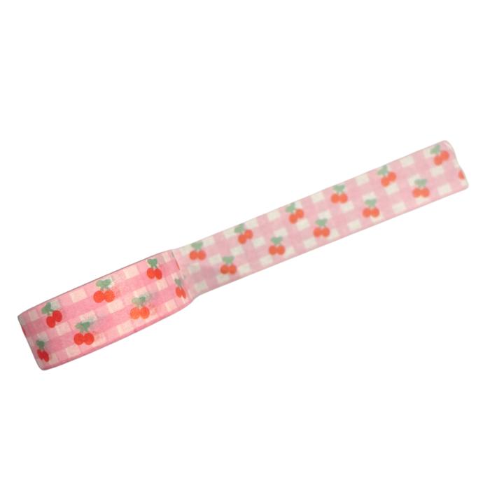 Y2K Dopamine Washi Tape | Aesthetic Cherry & Tulip Decorative Masking Tape