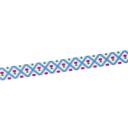 Blue Grid Tulips Y2K Dopamine Washi Tape | Aesthetic Cherry & Tulip Decorative Masking Tape