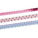 Blue Grid Tulips Y2K Dopamine Washi Tape | Aesthetic Cherry & Tulip Decorative Masking Tape