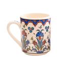 Thin Clove Boxed Gift Set of 4 Handmade Mugs - Turkish Flowers, Hand Painted
