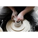 Thin Clove Boxed Gift Set of 4 Handmade Mugs - Turkish Flowers, Hand Painted