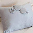 Gray Satin Sleep Set Giftable Goodnight Gorgeous Satin Sleep Set [Includes Pillowcase, Sleep Mask + Scrunchie]