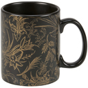 Gold Black Floral Funny Christmas Gift Mug "I Put Out For Santa" | Jumbo 20 Oz Gift Holiday Mug and Other Christmas Coffee Mug