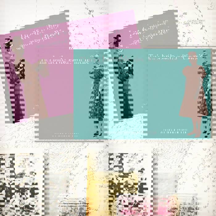 Funny Retro Ladies Sticky Notes | Stocking Stuffer Cute Quotes Gift for Her