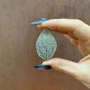 Silver Leaf Classic Brooch Collection with Gem Embellishments Metal Alloy [8+ Style Options]