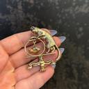 Cat and Fishbowl Classic Brooch Collection with Gem Embellishments Metal Alloy [8+ Style Options]