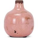 Light Pink Mini Ceramic Vase | Glossy Round Bud Vase | Small Decorative Accent for Home or Gift