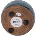 Ocean Blue Mini Ceramic Vase | Glossy Round Bud Vase | Small Decorative Accent for Home or Gift