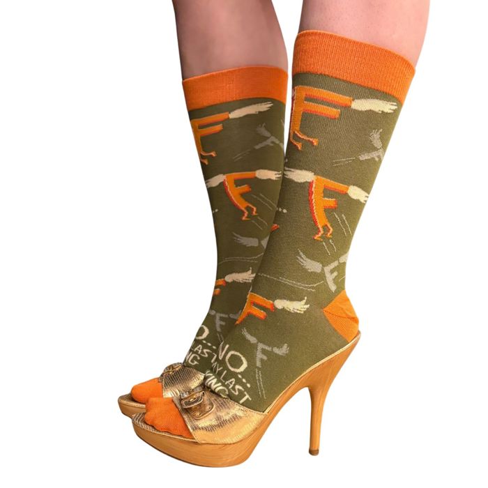 My Last Flying F@#* Socks | Colorful Novelty Unisex Socks | Gift for Her