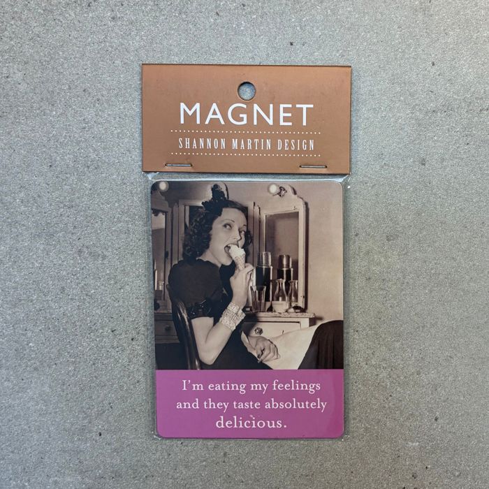 Retro Ladies Funny Fridge Magnets | Gift Stocking Stuffer 1950s Quotes Refrigerator Flexible Magnets