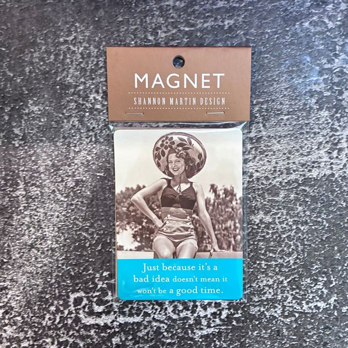 Retro Ladies Funny Fridge Magnets | Gift Stocking Stuffer 1950s Quotes Refrigerator Flexible Magnets