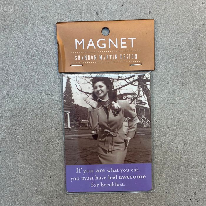 Retro Ladies Funny Fridge Magnets | Gift Stocking Stuffer 1950s Quotes Refrigerator Flexible Magnets