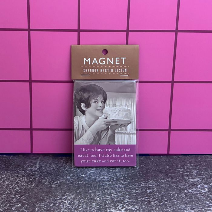 Retro Ladies Funny Fridge Magnets | Gift Stocking Stuffer 1950s Quotes Refrigerator Flexible Magnets