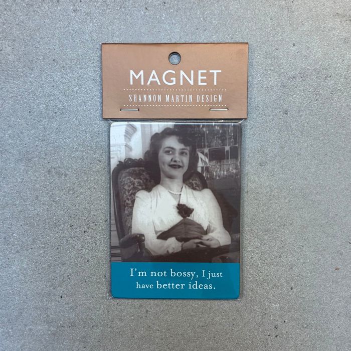 Retro Ladies Funny Fridge Magnets | Gift Stocking Stuffer 1950s Quotes Refrigerator Flexible Magnets