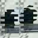 Rectangle Plush in Faux Fur Black Velvet Claws Plush Hair Clips | Faux Fur Hair Claws