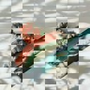 Triangle Plush in Copper Mauve Faux Fur Velvet Claws Plush Hair Clips | Faux Fur Hair Claws