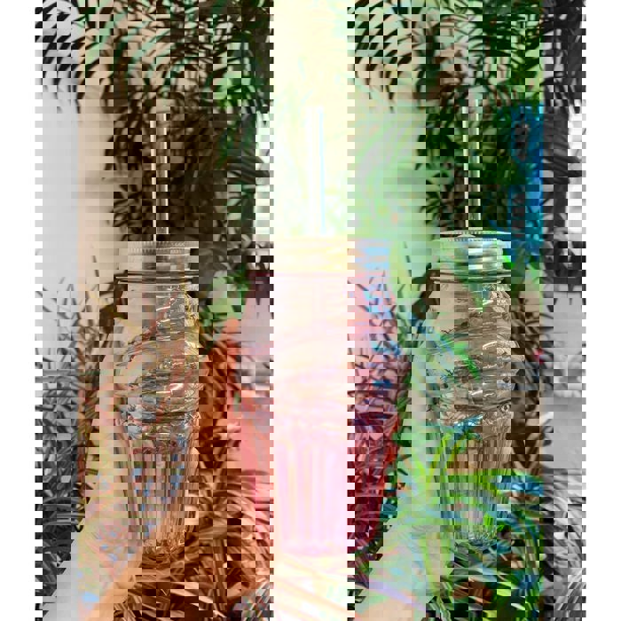 Pretty Glass Cocktail Straw Sippers