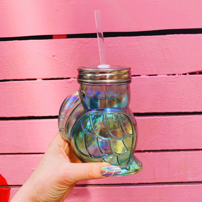 Pretty Glass Cocktail Straw Sippers