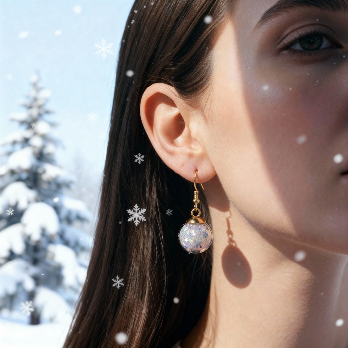 Holiday Earrings on Giftable Cards for Stocking Stuffers, Party Favors, Costume Accessories | Christmas Party | New Years