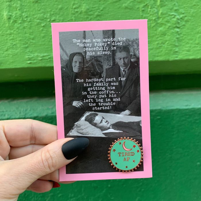 Cute Enamel Pins on Giftable Cards - 20+ Styles Available