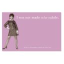 I Was Not Made To Be Subtle Funny Retro Ladies Sticky Notes | Stocking Stuffer Cute Quotes Gift for Her