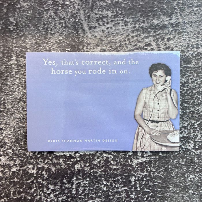 Funny Retro Ladies Sticky Notes | Stocking Stuffer Cute Quotes Gift for Her