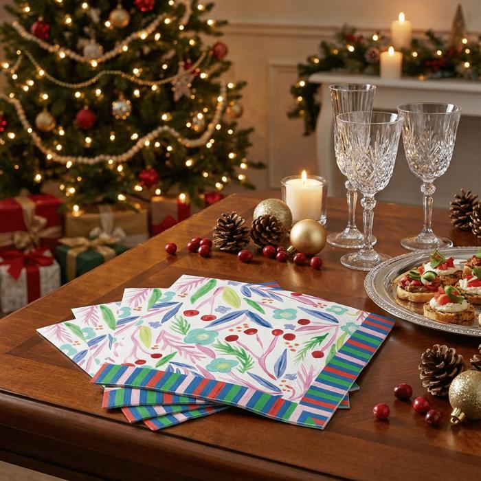Holiday Cocktail Party Napkins 10+ Styles, 20 Napkins Per Pack!